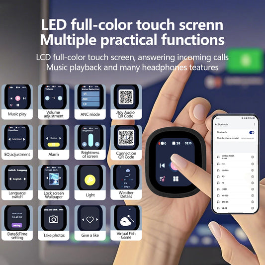 Auscultadores profissionais sem fios com IA