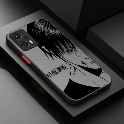 Capa Jujutsu Kaisen Megumi e Gojo para Xiaomi – Proteção em Silicone