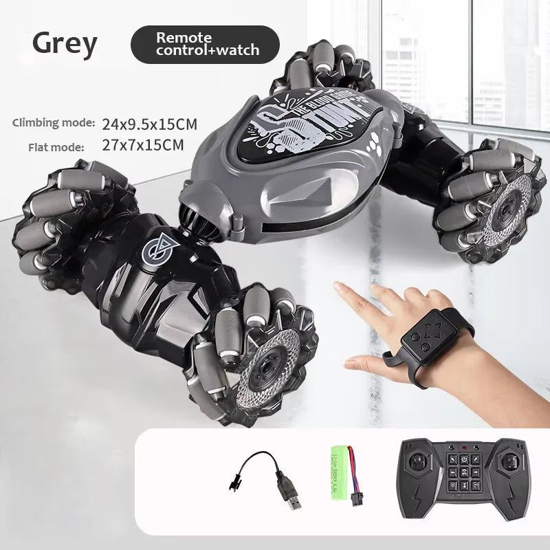 Carro de deriva 4WD RC com luzes LED de música 2.4G