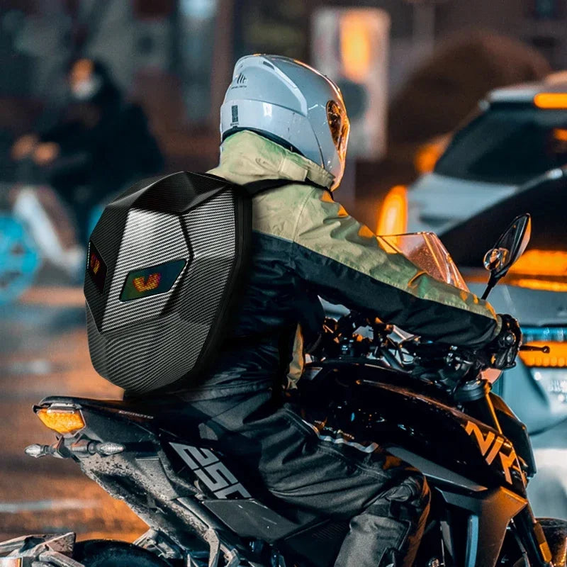 Mochila Led para motocicleta