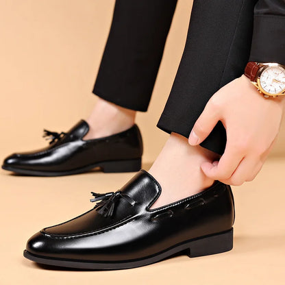 Sapatos sociais de couro