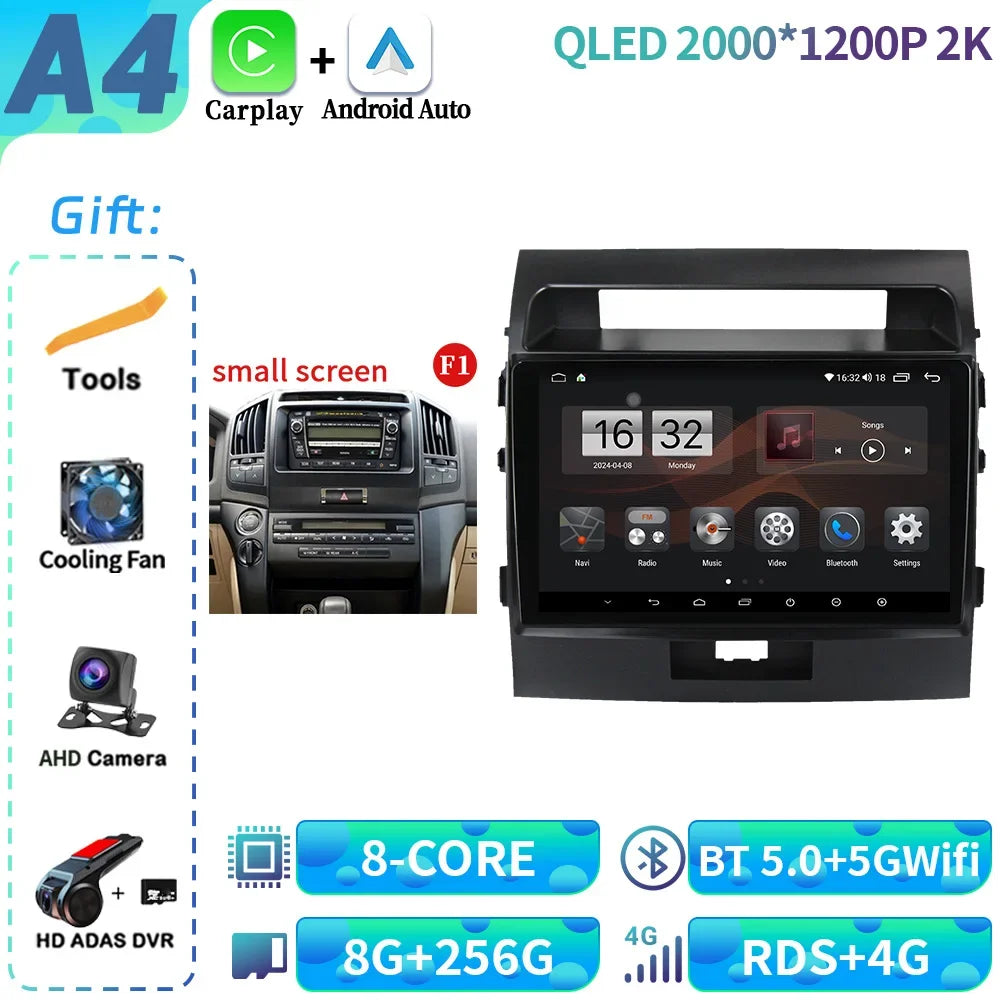 Rádio para Toyota land cruiser 11 200 2007-2015