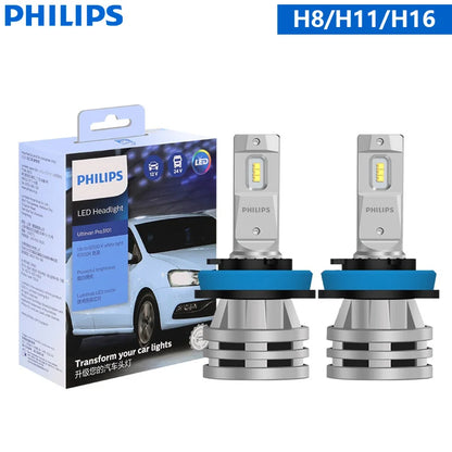 Philips LED H1 H3 H4 H7 H11 Ultinon Pro3101 12V/24V 6000K