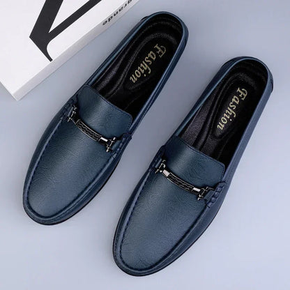 Mocassins de couro genuíno casuais