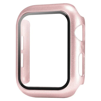 Película protetora de vidro + capa para Apple Watch