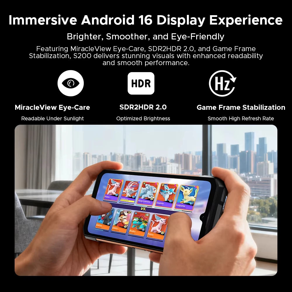 DOOGEE S200 VIP Edition — Smartphone Robusto 5G, 48 GB + 256 GB