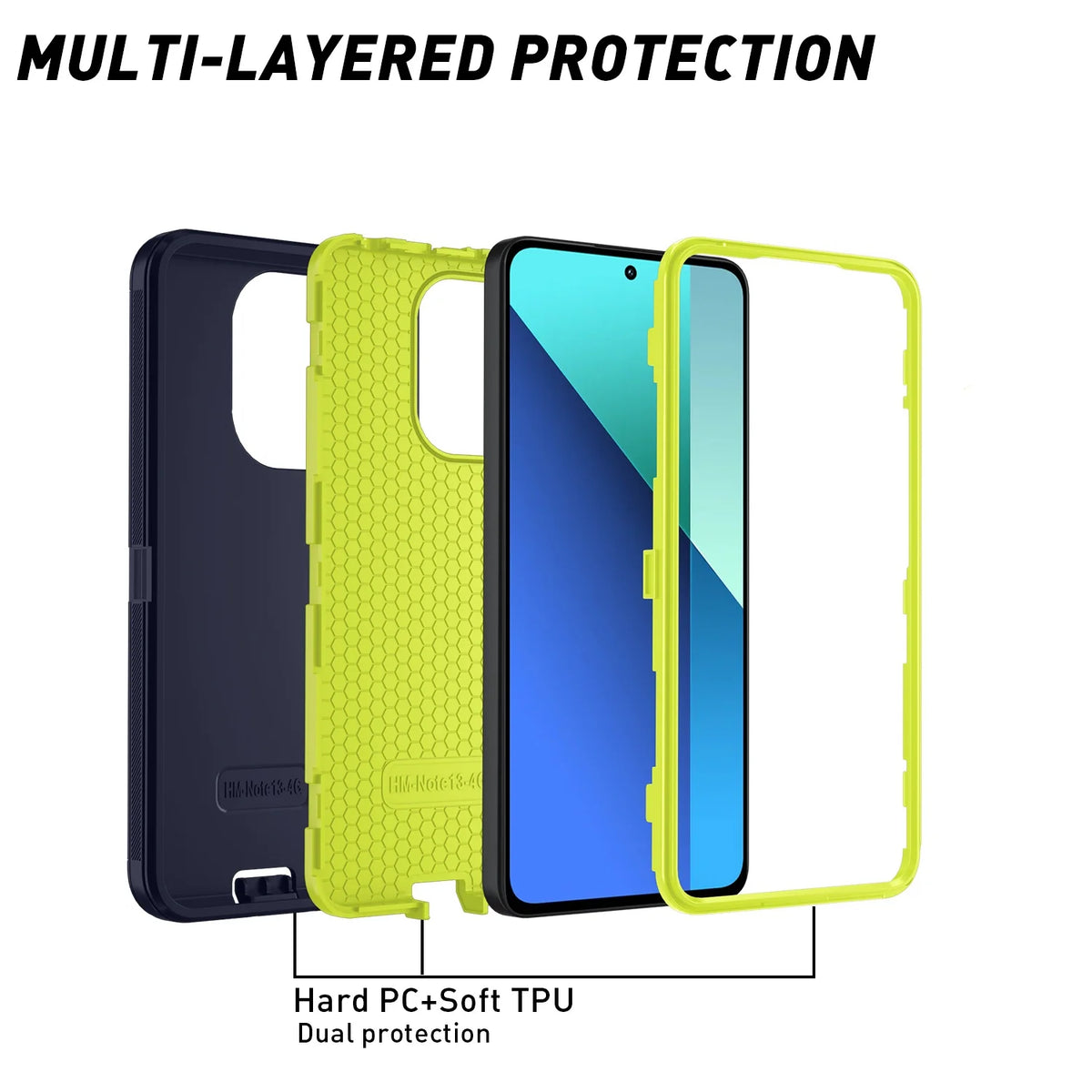 Capa de Proteção para Samsung Galaxy — Antichoque em PC + TPU