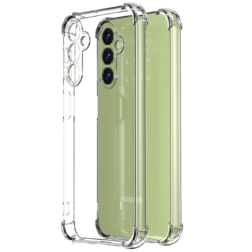 Capa transparente de silicone macio para Samsung