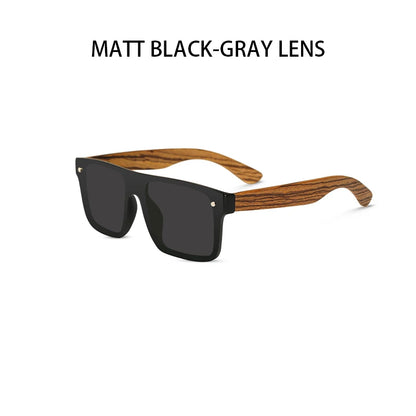 Óculos de sol de madeira polarizados