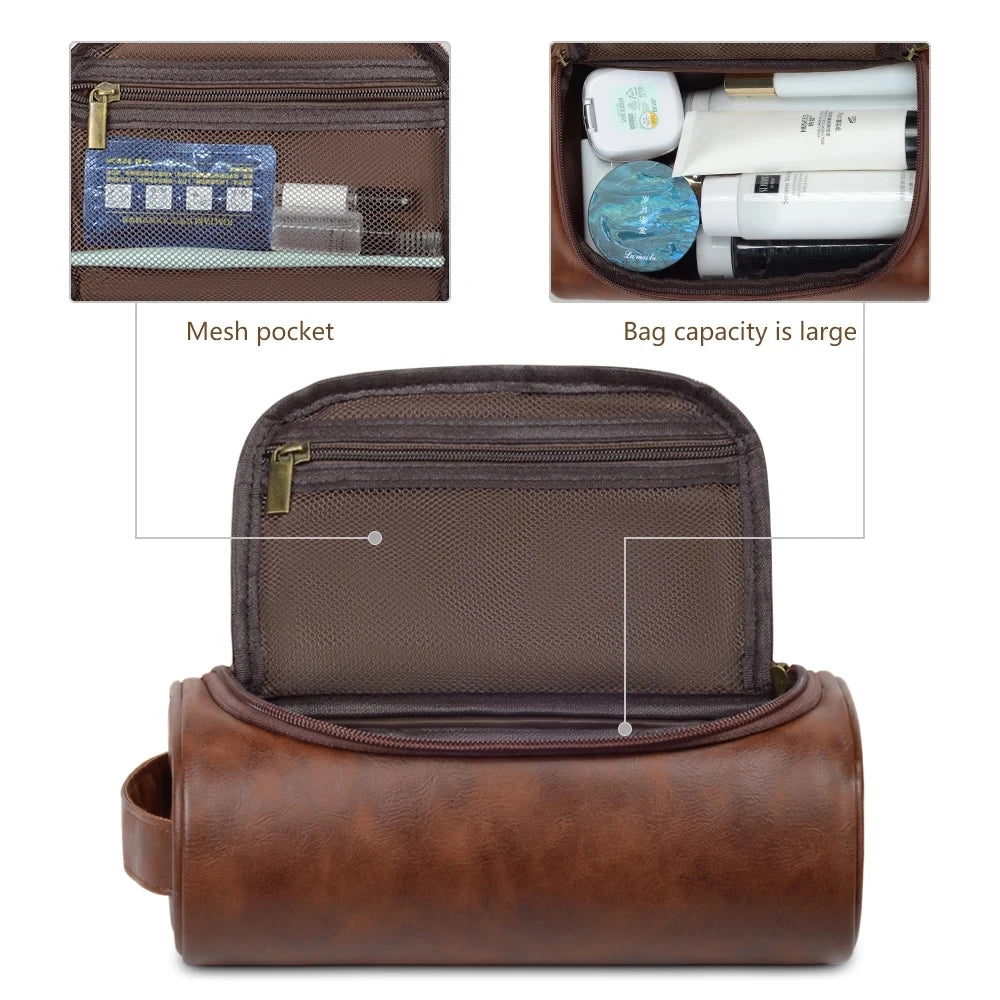 Bolsa de Higiene e Viagem em PU — 23,5 cm