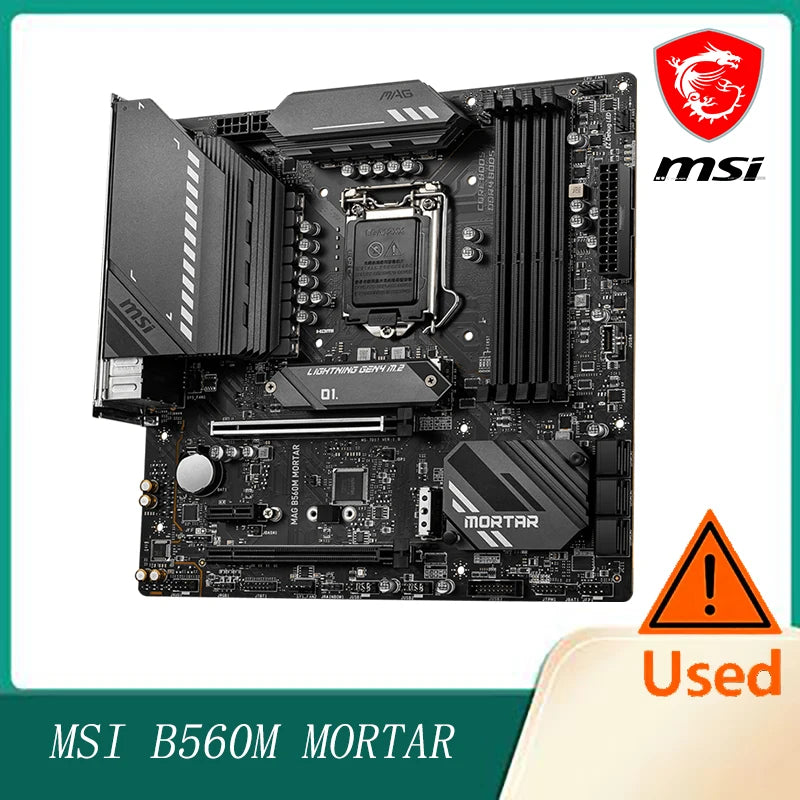 Placa-Mãe MSI MAG B560M MORTAR — Intel B560, LGA 1200, DDR4 e Micro-ATX