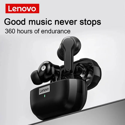 Fones de ouvido Lenovo-LP1S Redução de Ruído