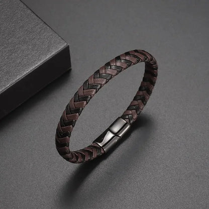 Pulseira punk de camada dupla