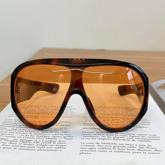 Óculos de Sol Oversized Unissex — Modelo Esportivo UV400