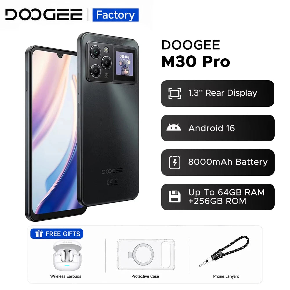 DOOGEE M30 Pro — Smartphone Robusto