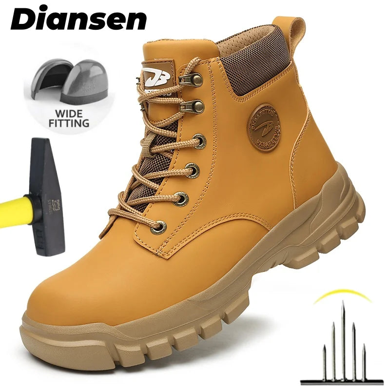 Botas de Segurança com Biqueira de Aço