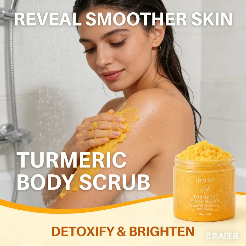 Esfoliante de Açafrão para Rosto e Corpo