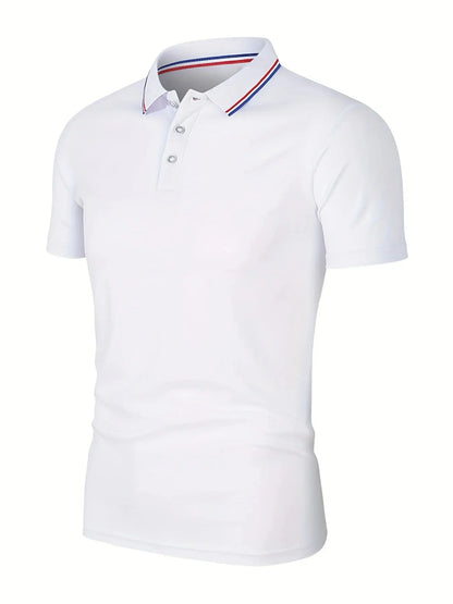 Camisa polo cor sólida