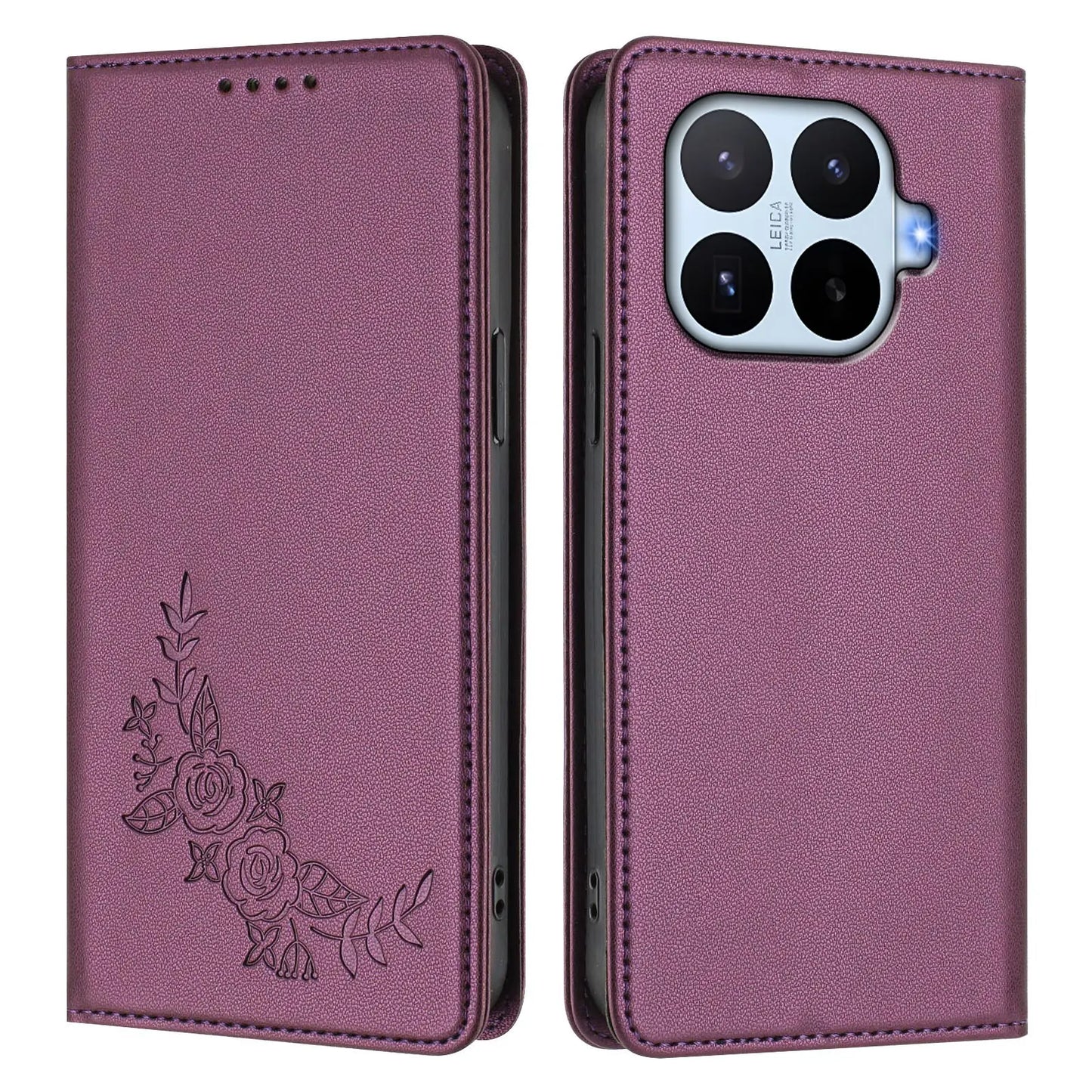 Capa Carteira Magnética de Couro para Xiaomi – Porta-Cartões e Proteção