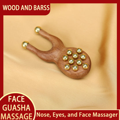 Ferramenta massageadora facial Guasha Varinha Kansa