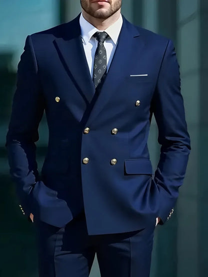 Fato Masculino Clássico de Duas Peças