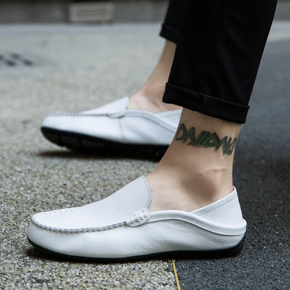 Mocassins Masculinos em Couro Genuíno