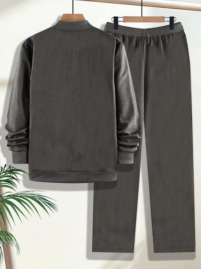 Conjunto Masculino de Jaqueta e Calças