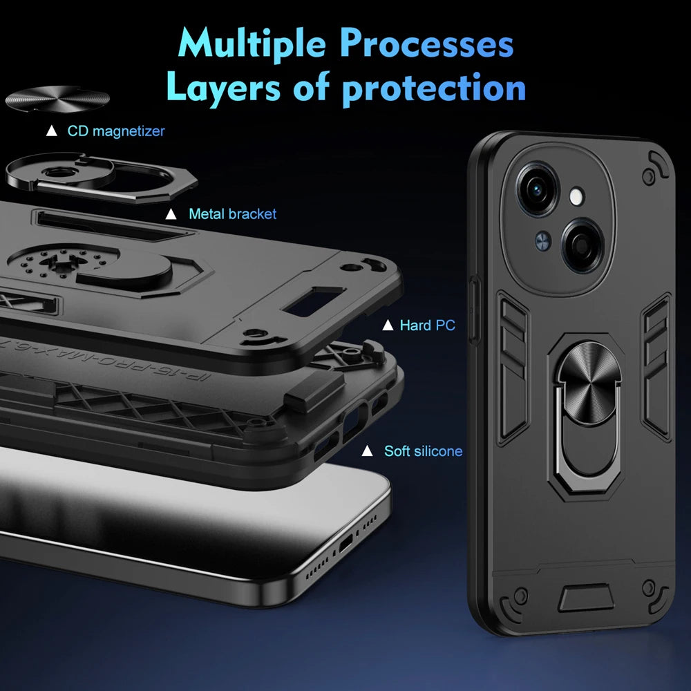 Capa à prova de choque para tecno