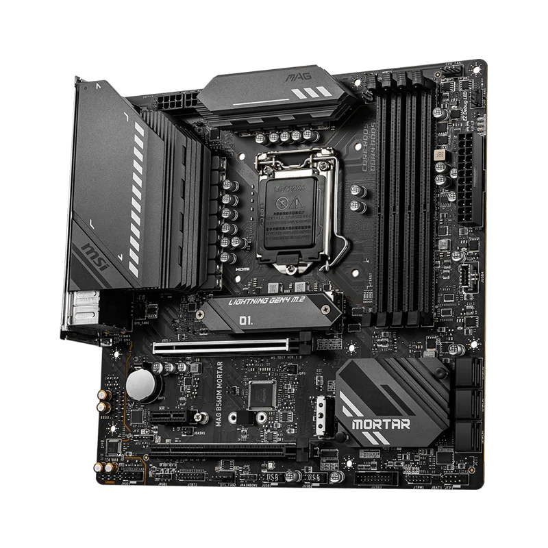Placa-Mãe MSI MAG B560M MORTAR — Intel B560, LGA 1200, DDR4 e Micro-ATX