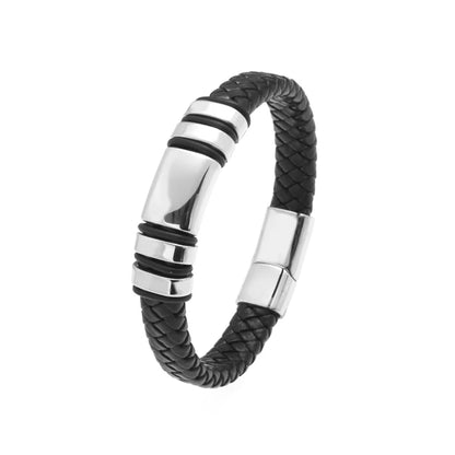 Pulseira punk de camada dupla