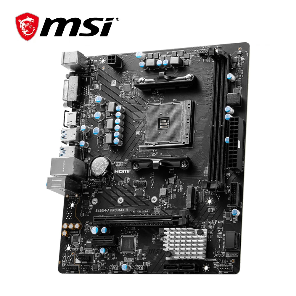 MSI-Placa-mãe Dual-Channel, M.2 SATAIII, USB 3.2, soquete de CPU R9