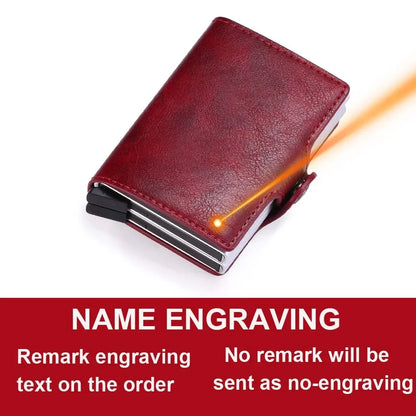 Porta-cartões em Fibra de Carbono Personalizável