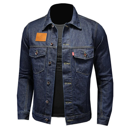 Casaco jeans casual clássico