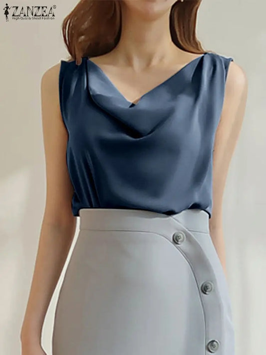 Blusa regata sem mangas
