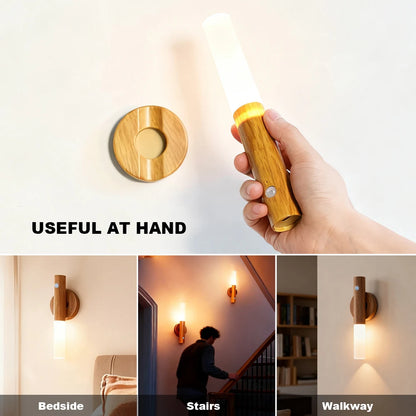 Luminária de parede LED inteligente com sensor de movimento