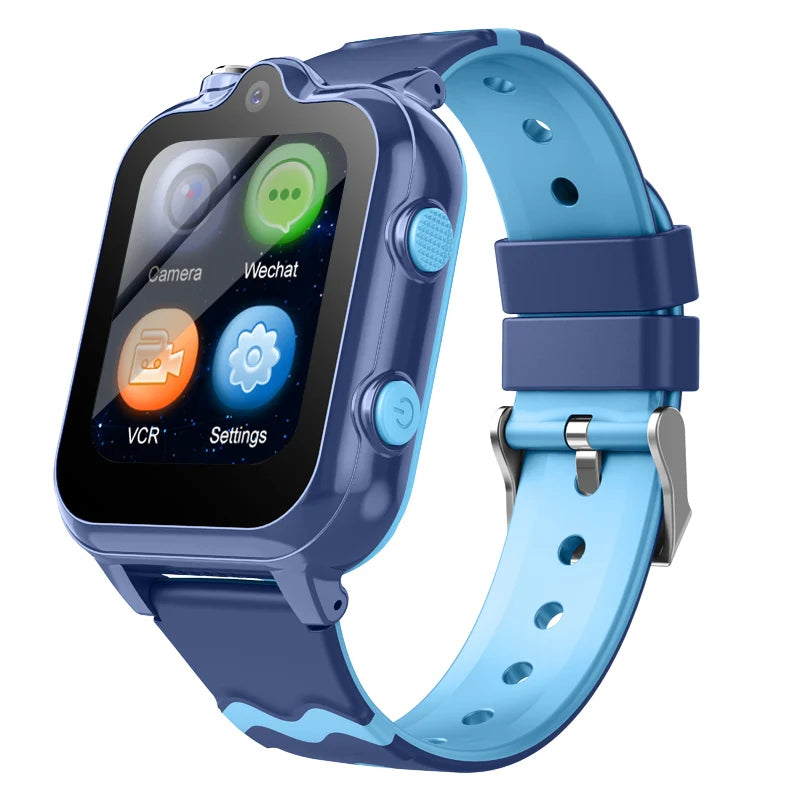 Smartwatch infantil 4G D35 à prova de água com GPS, Wi-Fi, SOS e videochamada.