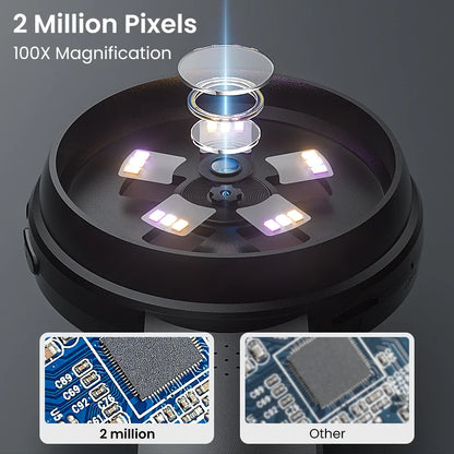 Lupa digital ips de 2.8 polegadas