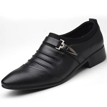 Sapatos casuais de couro