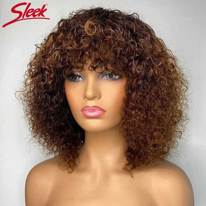 Peruca Curta Pixie Bob de Cabelo Humano Peruano — Onda Jerry