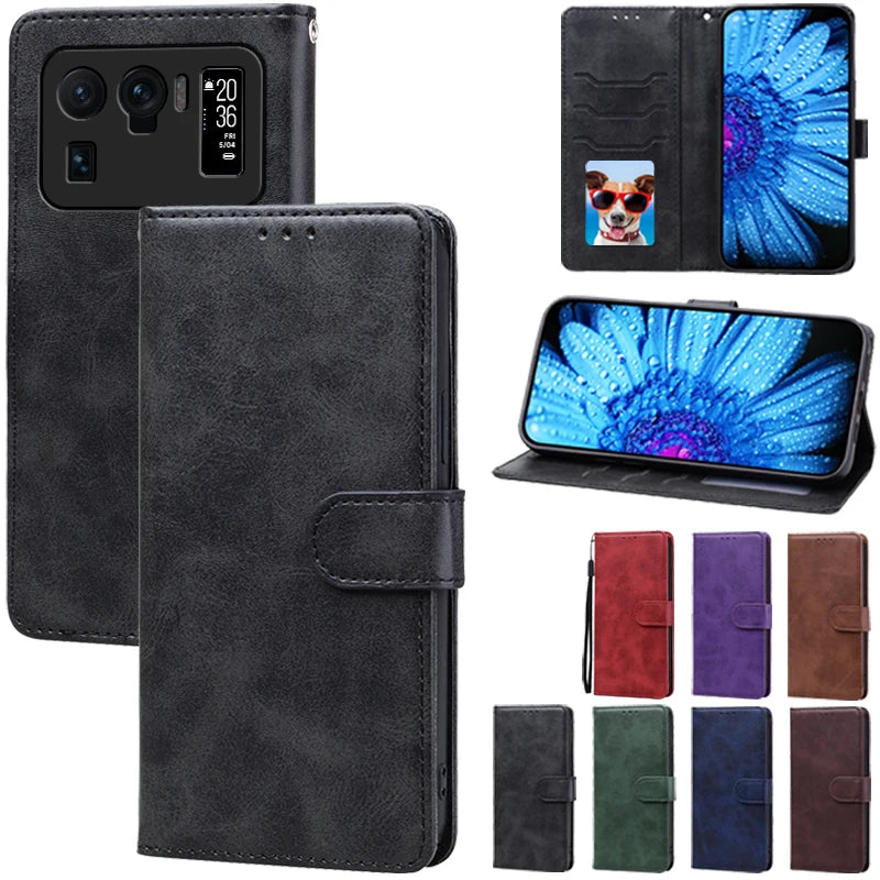Capa Carteira em PU para Xiaomi Mi 11 Ultra