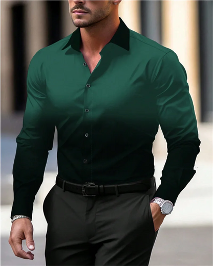 Camisa masculina com efeito degradê