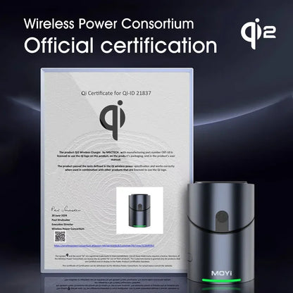 Carregador magnetico Qi2 3 em 1