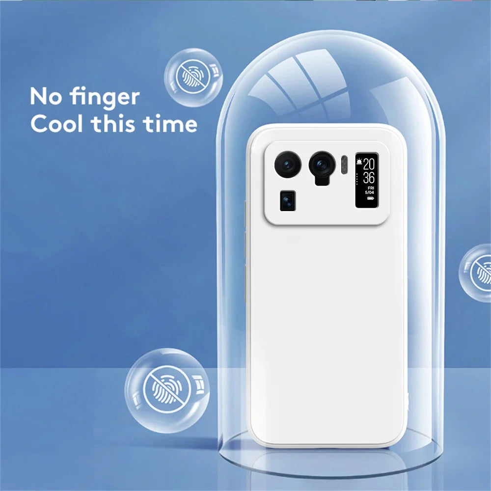 Capa de Silicone para Xiaomi Mi 11 e Modelos Compatíveis