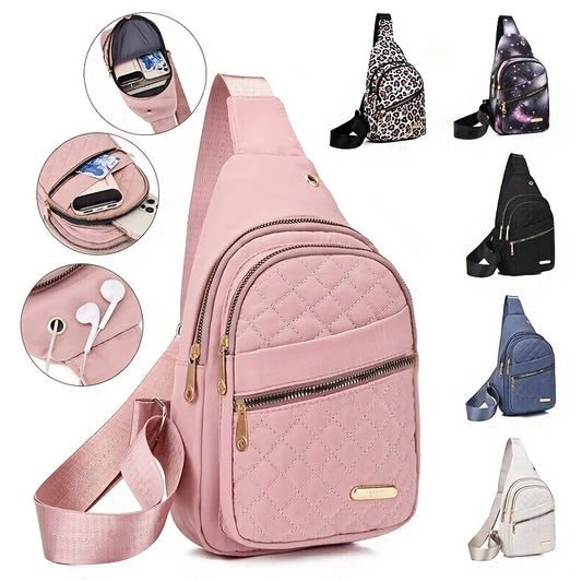 Bolsa tiracolo acolchoada