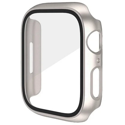 Película protetora de vidro + capa para Apple Watch