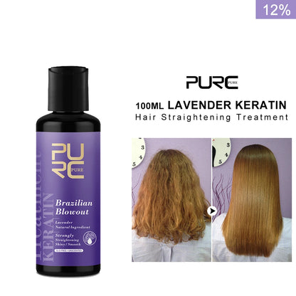 Purc Lavanda 12% Tratamento Alisante com Queratina para Cabelos Cacheados