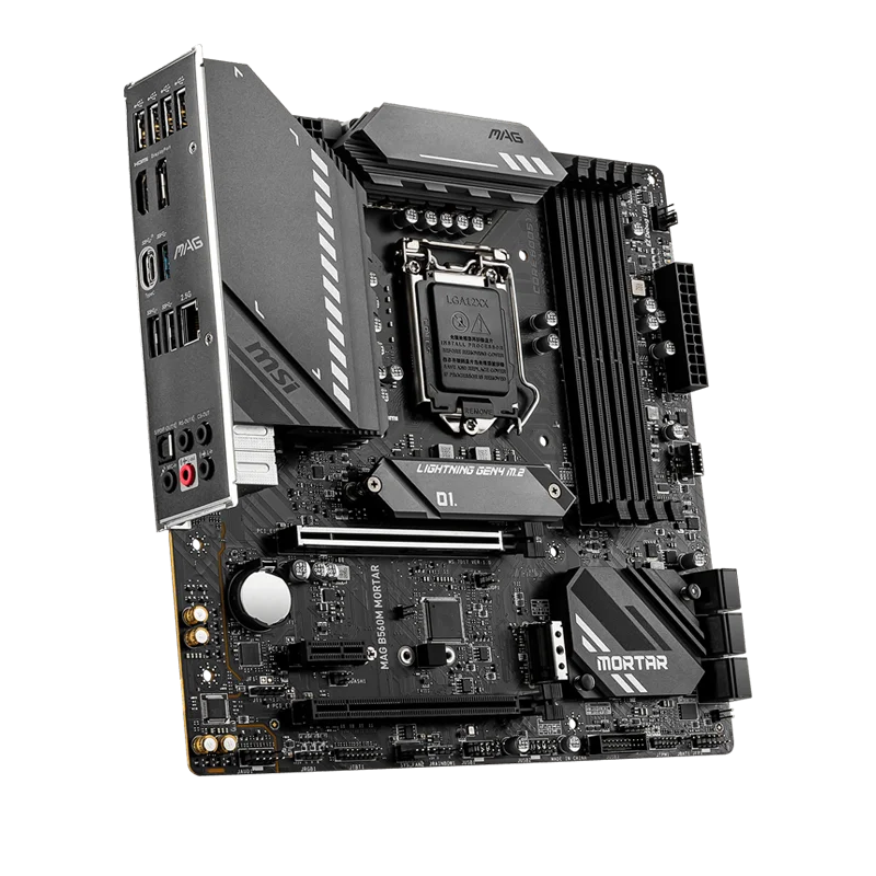 Placa-Mãe MSI MAG B560M MORTAR — Intel B560, LGA 1200, DDR4 e Micro-ATX