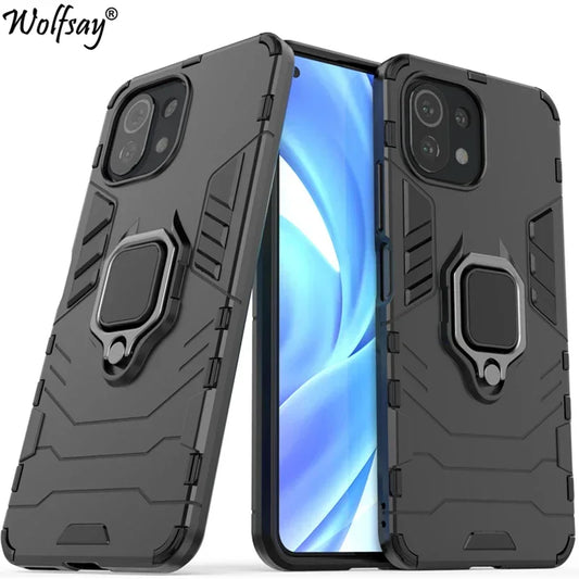 Capa para xiaomi com suporte de sucção magnética