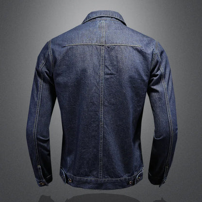 Casaco jeans casual clássico