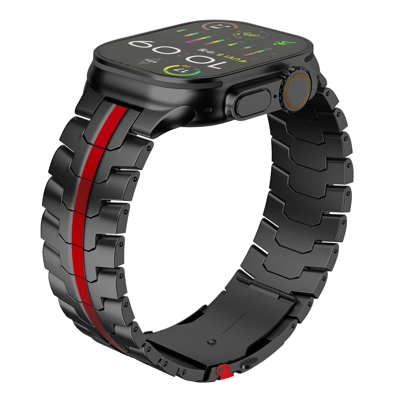 Pulseira de Aço Inoxidável para Apple Watch — 42 a 49 mm